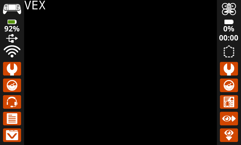 The same image as those previous, now with white text in the upper left corner that reads VEX is Mono 40 font.