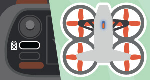 The VEX AIR Drone Propeller Lock interface.