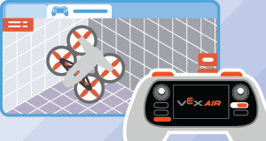 The VEX AIR Flight Simulator interface.
