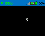 Captura de pantalla del EXP Brain que muestra el texto "3" en la fila 3.