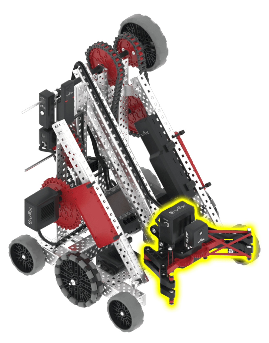 Motor de garra de robot flexible.