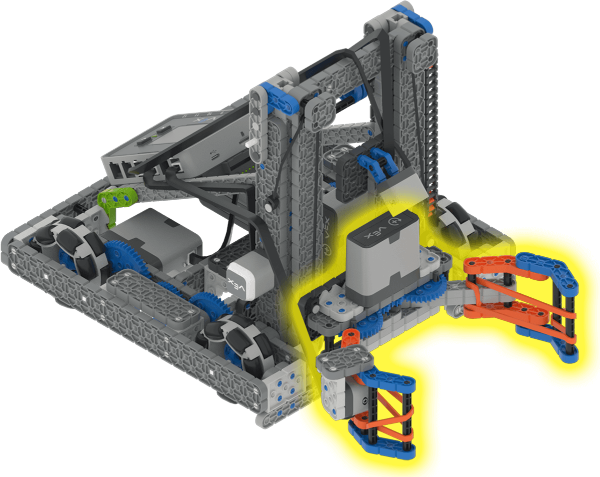 Gama de motores de garra para robots Huey.