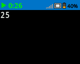 A screenshot of the VEX IQ Brain screen reads 25 in white text in the upper left corner.