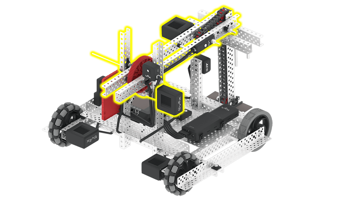 Axel robot arm motor.