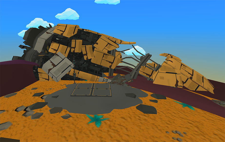 The Research Base in Rover Rescue, where the rover returns to drop minerals and earn XP.