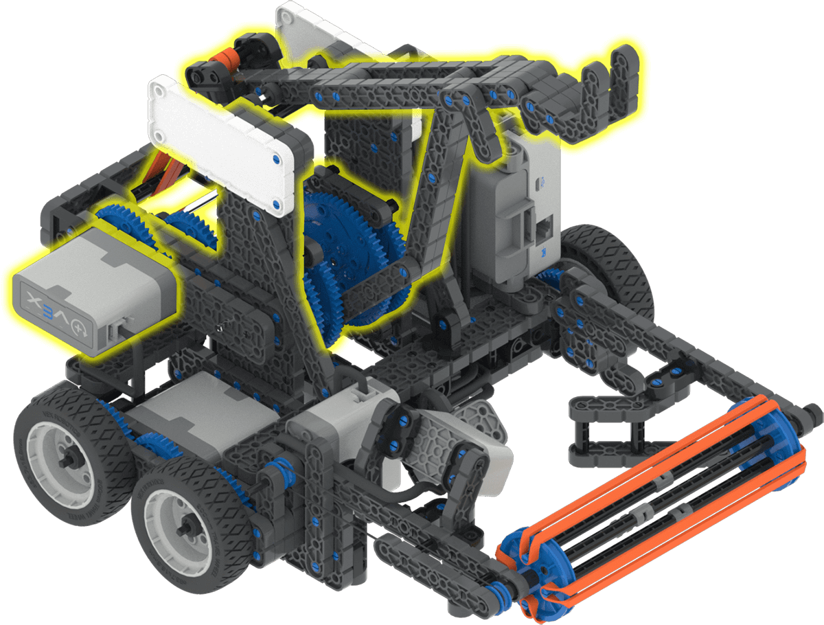 Fling robot catapult motor.