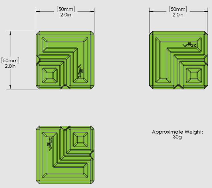 Green Block used in the IQ Full Volume Playground.