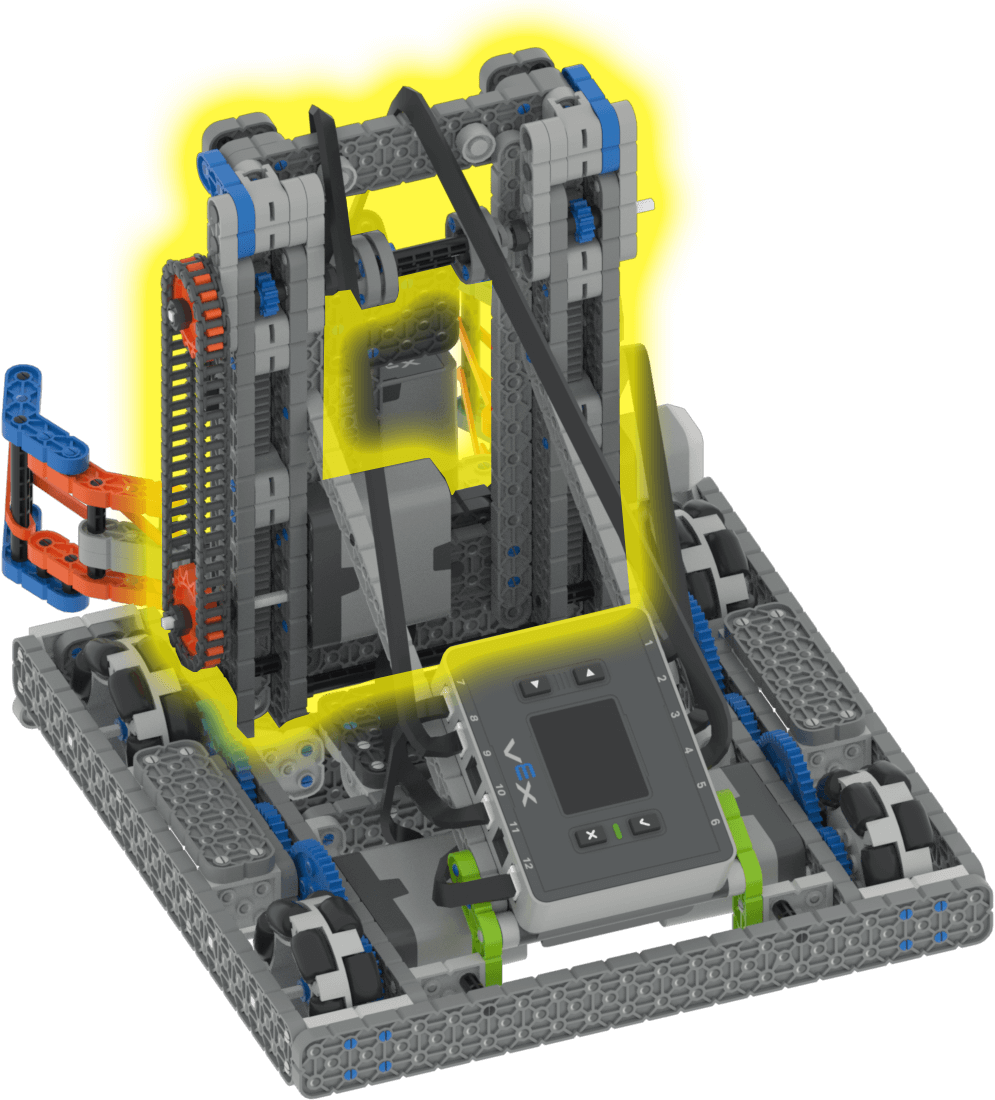 Huey robot lift motor.