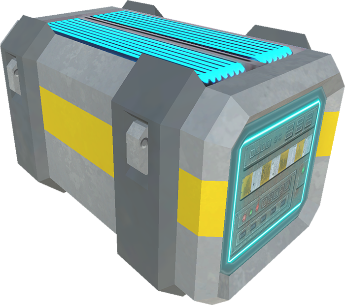 Minerals scattered in Rover Rescue Playground, respawning in zones C, D, and E for VR Rover collection and use.