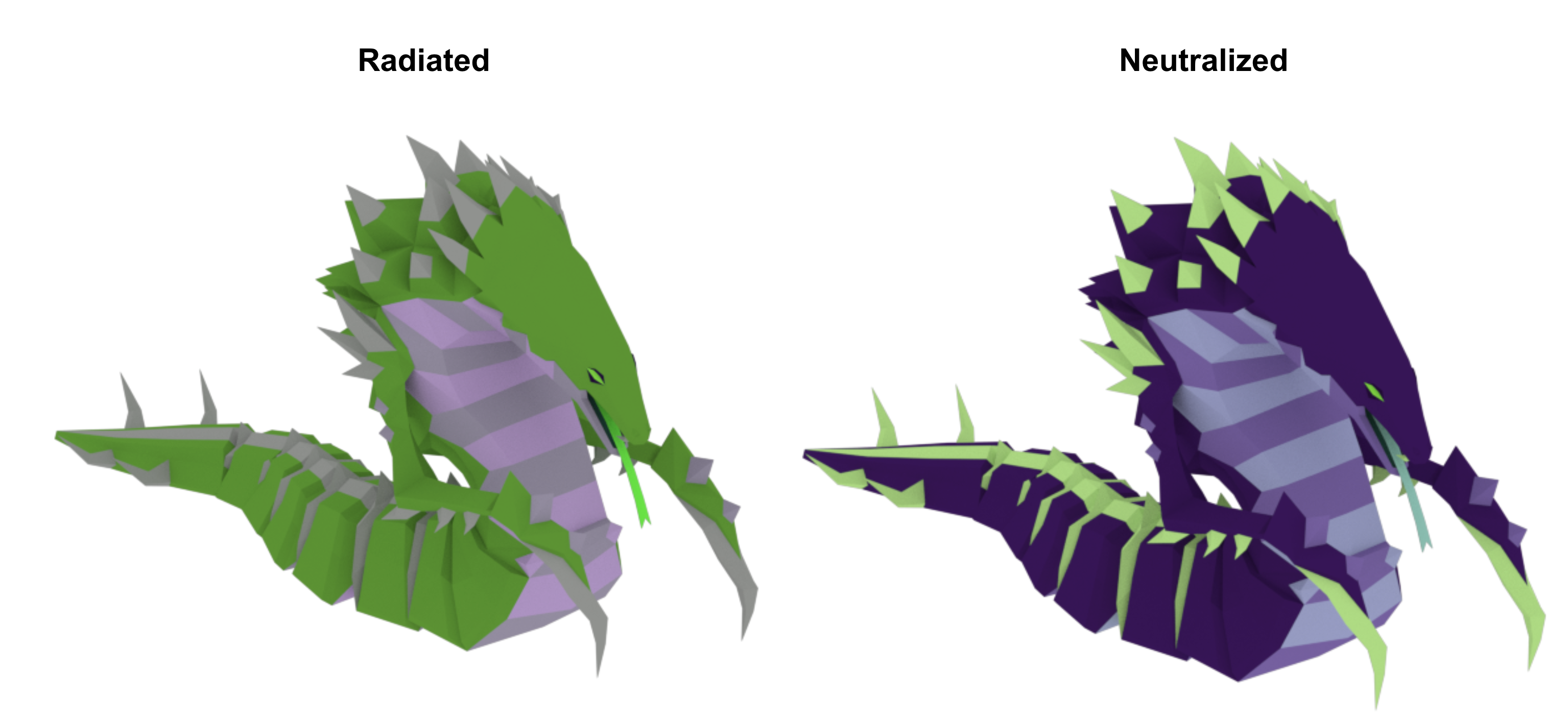Purple Alien Serpent enemy from Rover Rescue.