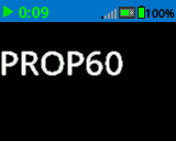 大脑上的数字和字母采用 PROP 60 字体,并以丝网印刷方式呈现。仅显示 PROP60。